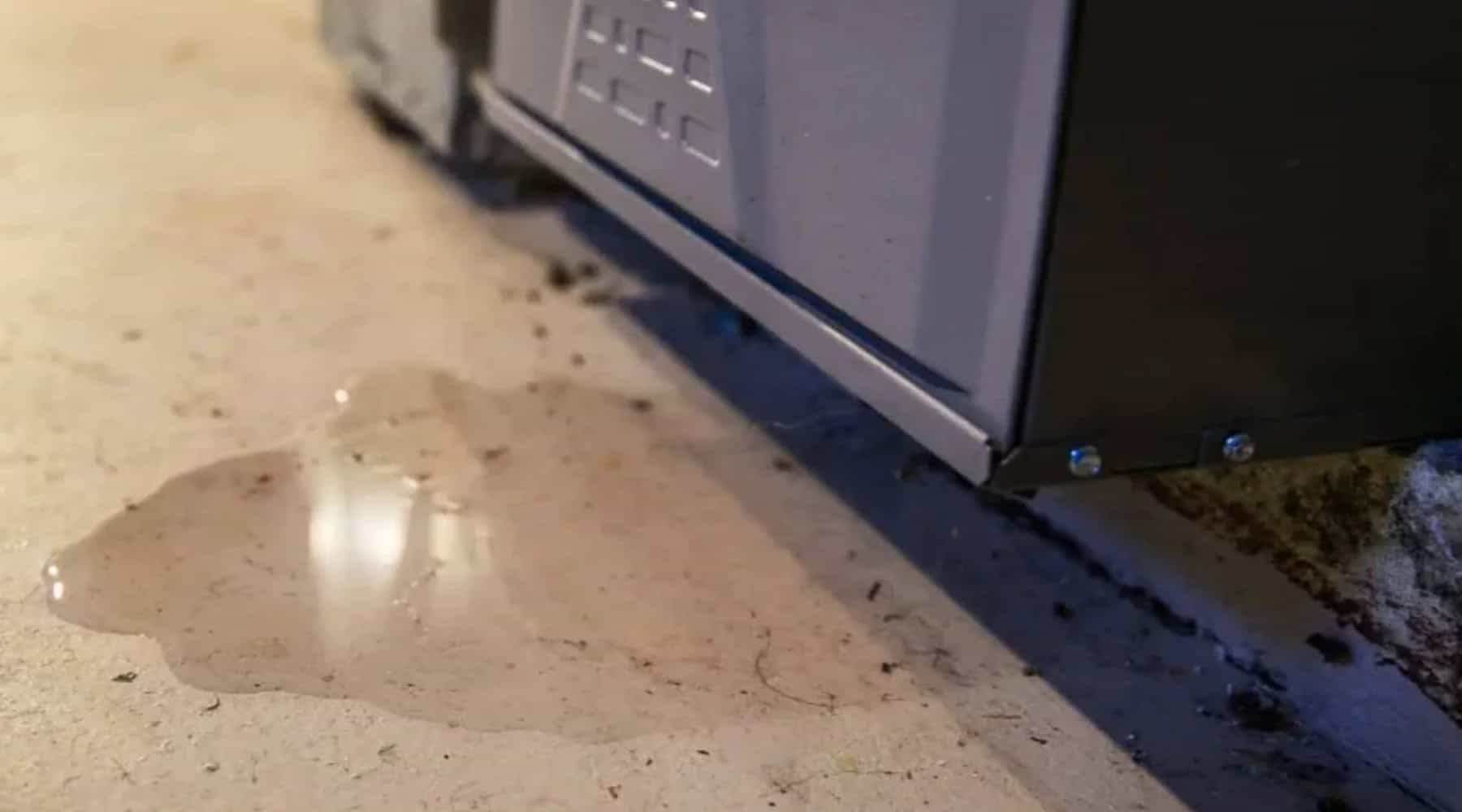 AC leaking water